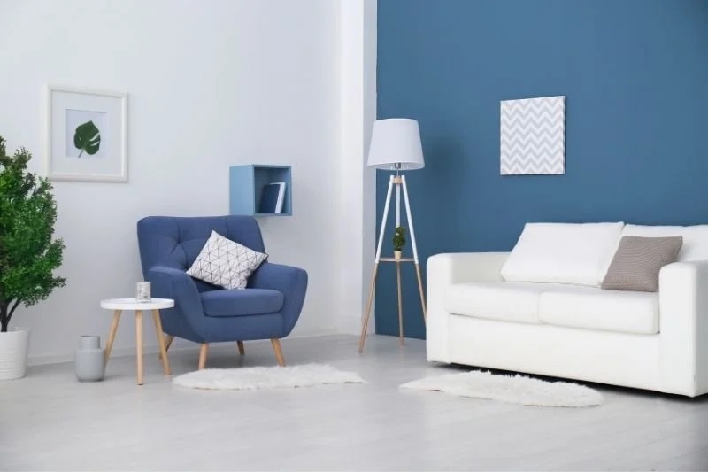Sığacık salon iç cephe boyama örneği